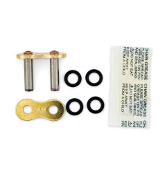 Attache de chaine EK CHAIN 520 SRX2 - Joints Qx-Ring - attache à riveter - 520SRX2-G/G MLJ