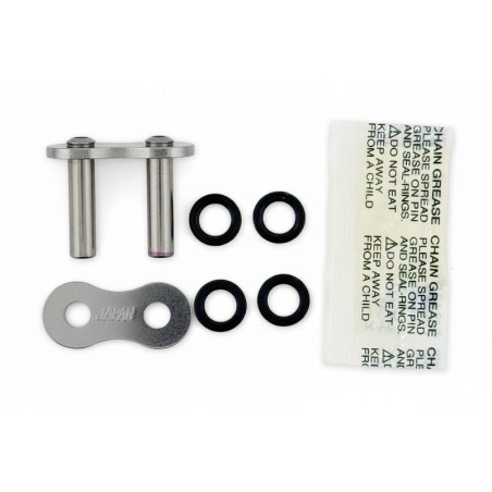 Attache de chaine EK CHAIN 520 SRX2 - Joints Qx-Ring - attache à riveter - 520SRX2-STL/STL MLJ
