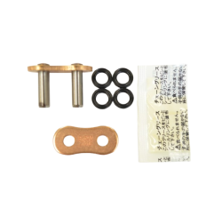 Attache de chaine EK CHAIN 520 ZVX3 - Joints Nx-Ring - attache à riveter - 520ZVX3-G/G MLJ