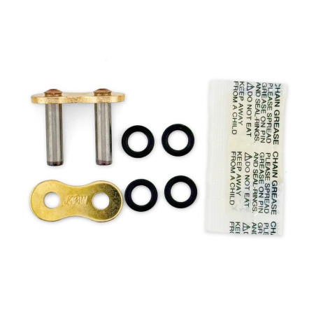 Attache de chaine EK CHAIN 525 SRX2 - Joints Qx-Ring - attache à riveter - 525SRX2-G/G MLJ