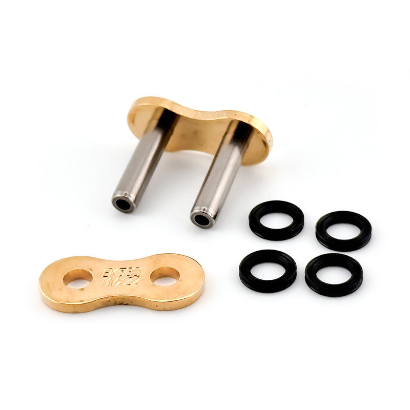 Enganche de cadena EK CHAIN 530 MVXZ2 tipo remache - Retenes Qx-Ring - 530MVXZ2-G/G MLJ