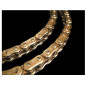 Cadena de transmisión EK CHAIN ThreeD® 520 ZN/3D - Retenes QX2-Ring - Cierre tipo remache Cadena de transmisión EK CHAIN ThreeD® 520 ZN/3D - Retenes QX2-Ring - Cierre tipo remache