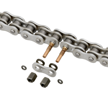 Enganche de cadena EK 520MVXZ2 SLJ (remache tipo rosca) - Color acero - 520MVXZ2-STL/STL SLJ