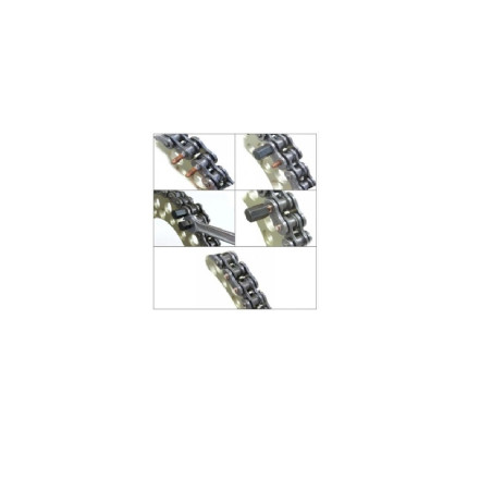 Attache de chaine EK CHAIN 530 MVXZ2 - Joints Qx-Ring - attache rapide à visser - 530MVXZ2-STL/STL SLJ