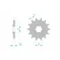AFAM Ritzel Stahl Teilung 520 für HUSQVARNA CR 250, WR 250, WR 360, WRK 240 und KAWASAKI KX 250, KX 500 1983-1999