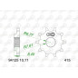 Pignon acier AFAM pas 415 pour HUSQVARNA TC 50, TC 50 MINI, GAS GAS MC 50 et KTM SX 50 de 2024 à 2027
