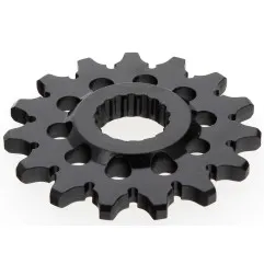 ART steel front sprocket 15T, 520 pitch for HONDA CR 250, CRF 450 and HM CRM F 450 R SUPERMOTO, MOTARD 450 1988-2024
