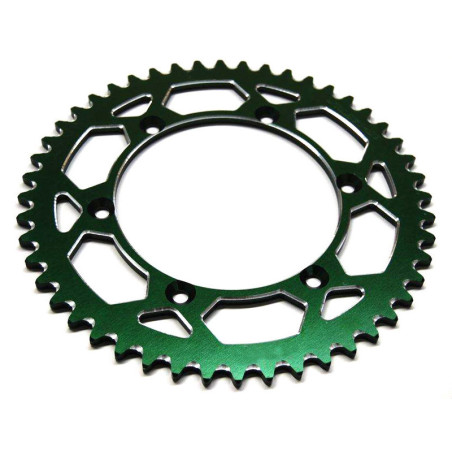 Couronne alu ART 51 dents, pas 520 pour KAWASAKI KDX 200, KX 125, KX 250, KXF 250, KXF 450 et SUZUKI RMZ 250 de 1983 à 2022
