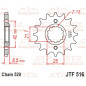 Piñón de acero JT SPROCKETS 16 dientes, paso 520 para KAWASAKI KL 250, KLR 250, KLR 600, KLX 250, KSF 250 MOJAVE 2WD Piñón de acero JT SPROCKETS 16 dientes, paso 520 para KAWASAKI KL 250, KLR 250, KLR 600, KLX 250, KSF 250 MOJAVE 2WD