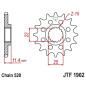 JT SPROCKETS Ritzel Stahl Teilung 520 für KTM ENDURO 690, HUSQVARNA SUPERMOTO 701, GAS GAS ES 700 und CF MOTO MT 800 - JTF1902.1