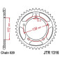 Couronne acier JT SPROCKETS pas 520 pour HONDA CRF 50 de 2022