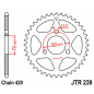 JT SPROCKETS steel rear sprocket 420 pitch for HONDA CR 80, MBX 80 FWD, MT 50 S, MTX 80 RF, MTX 80 RS 1980-1993