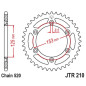 Corona de acero JT SPROCKETS paso 520 para HONDA CRF 250, CRF 450, BETA RR 250, RR 300 y HM CRE-F 450 X, CRE-F 500 X