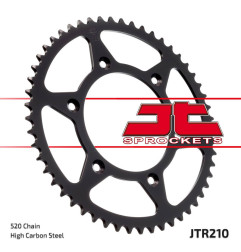 Corona de acero JT SPROCKETS paso 520 para HONDA CRF 250, CRF 450, BETA RR 250, RR 300 y HM CRE-F 450 X, CRE-F 500 X