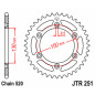 JT SPROCKETS Kettenrad Stahl Teilung 520 für YAMAHA YZ 125, FANTIC XE 125, HONDA XR 250 und RIEJU MARATHON 250 1980-2027