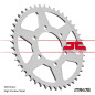JT SPROCKETS rear sprocket 520 pitch for CF MOTO CL-X 700 SPORT, GT 650, MT 650, NK 650 and POLARIS TRAIL BOSS 325 2000-2025 JT SPROCKETS rear sprocket 520 pitch for CF MOTO CL-X 700 SPORT, GT 650, MT 650, NK 650 and POLARIS TRAIL BOSS 325 2000-2025