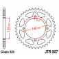 JT SPROCKETS steel rear sprocket 520 pitch for YAMAHA TT 600, XT 600, XT 600 Z TENERE, XTZ 660 TENERE, YFM 350 WARRIOR 2WD