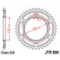 Corona de acero JT SPROCKETS 42 dientes, paso 525 para KTM ADVENTURE 1190, ADVENTURE 990, EXC 200, EXC 250 de 2000 a 2016 Corona de acero JT SPROCKETS 42 dientes, paso 525 para KTM ADVENTURE 1190, ADVENTURE 990, EXC 200, EXC 250 de 2000 a 2016