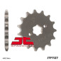 Piñón de acero JT SPROCKETS 15 dientes, paso 420 para GILERA RCR 50, SMT 50, APRILIA RX 50, SX 50 y KAWASAKI KLX 110