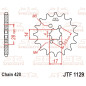 Pignon acier JT SPROCKETS pas 420 pour GILERA RCR 50, SMT 50, SMT 50 DRIFTING, ZULU 50 et APRILIA MX 50, RX 50, SX 50 Pignon acier JT SPROCKETS pas 420 pour GILERA RCR 50, SMT 50, SMT 50 DRIFTING, ZULU 50 et APRILIA MX 50, RX 50, SX 50