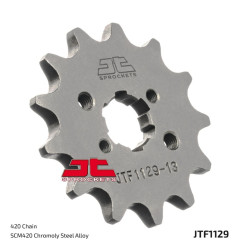JT SPROCKETS steel front sprocket 420 pitch for GILERA RCR 50, SMT 50, SMT 50 DRIFTING, ZULU 50 and APRILIA MX 50, RX 50, SX 50