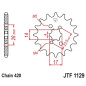 Piñón de acero JT SPROCKETS paso 420 para GILERA RCR 50, SMT 50, SMT 50 DRIFTING, ZULU 50 y APRILIA MX 50, RX 50, SX 50