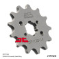 Piñón de acero JT SPROCKETS paso 420 para GILERA RCR 50, SMT 50, SMT 50 DRIFTING, ZULU 50 y APRILIA MX 50, RX 50, SX 50