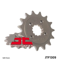 JT SPROCKETS steel front sprocket 520 pitch for HONDA XR 600, XR 650, XR 650 L and POLARIS OUTLAW 500, PREDATOR 500 1991-2025