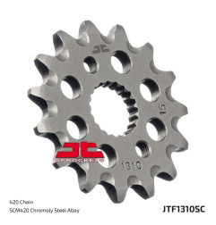 JT SPROCKETS steel front sprocket 15T, 420 pitch for HONDA CRF 150 2007-2027