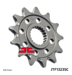 Piñón de acero JT SPROCKETS paso 520 para HONDA CR 125, CRF 250, CRF 250 X y HM CRE 125, CRE-F 250 X, CRE-F 300 X de 2003 a 2019