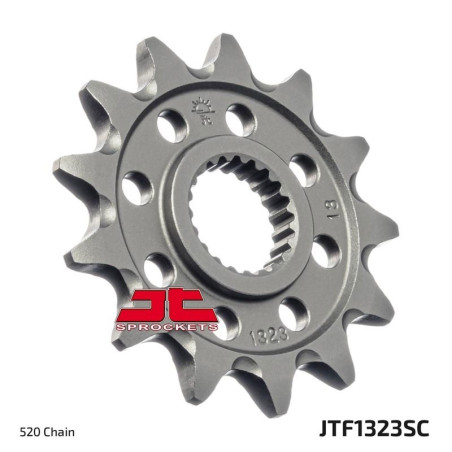 JT SPROCKETS steel front sprocket 520 pitch for HONDA CR 125, CRF 250, CRF 250 X and HM CRE 125, CRE-F 250 X, CRE-F 300 X