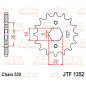JT SPROCKETS steel front sprocket 520 pitch for HONDA TRX 300 EX SPORTRAX 2WD, TRX 300 FOURTRAX 2WD, TRX 300 FW FOURTRAX 4WD JT SPROCKETS steel front sprocket 520 pitch for HONDA TRX 300 EX SPORTRAX 2WD, TRX 300 FOURTRAX 2WD, TRX 300 FW FOURTRAX 4WD
