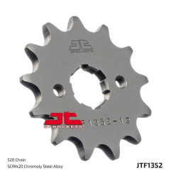 JT SPROCKETS steel front sprocket 520 pitch for HONDA TRX 300 EX SPORTRAX 2WD, TRX 300 FOURTRAX 2WD, TRX 300 FW FOURTRAX 4WD