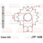 JT SPROCKETS Ritzel Stahl 11 Zähne, Teilung 520 für SUZUKI LT 250 QUADRACER 2WD, LT-F 160 QUADRUNNER 2WD 1989-2007 JT SPROCKETS Ritzel Stahl 11 Zähne, Teilung 520 für SUZUKI LT 250 QUADRACER 2WD, LT-F 160 QUADRUNNER 2WD 1989-2007