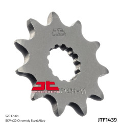 Pignon acier JT SPROCKETS 11 dents, pas 520 pour SUZUKI LT 250 QUADRACER 2WD, LT-F 160 QUADRUNNER 2WD de 1989 à 2007