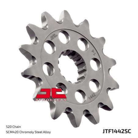 JT SPROCKETS steel front sprocket 13T, 520 pitch for SUZUKI RMZ 250 2013-2027
