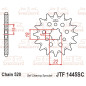 JT SPROCKETS Ritzel Stahl Teilung 520 für KAWASAKI KX 125 und SUZUKI LT 250 QUADRACER 2WD 1985-2008