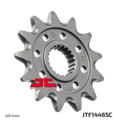 Pignon acier JT SPROCKETS pas 520 pour KAWASAKI KX 250, KXF 250 de 2006 à 2023