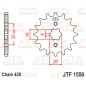 Pignon acier JT SPROCKETS pas 428 pour BETA RR 125, YAMAHA YZF 125, RIEJU MARATHON 125 et HM CRE 125 BAJA 4T de 2004 à 2026