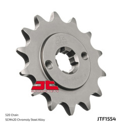 JT SPROCKETS steel front sprocket 520 pitch for YAMAHA TT 230, YFS 200 BLASTER 2WD 1990-2006