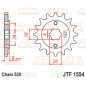 JT SPROCKETS steel front sprocket 520 pitch for YAMAHA TT 230, YFS 200 BLASTER 2WD 1990-2006 JT SPROCKETS steel front sprocket 520 pitch for YAMAHA TT 230, YFS 200 BLASTER 2WD 1990-2006