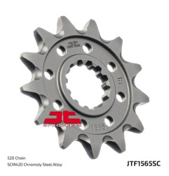 JT SPROCKETS steel front sprocket 520 pitch for KAWASAKI KLX 450, KX 450, KX 450 X, KXF 450 2006-2027