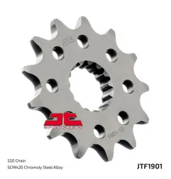 Pignon acier JT SPROCKETS pas 520 pour KTM SX 250, HUSQVARNA TC 250, BETA RR 250 et GAS GAS EC 300 de 1983 à 2027