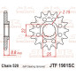 Piñón de acero JT SPROCKETS paso 520 para KTM SX 250, HUSQVARNA TC 250, BETA RR 250 y GAS GAS EC 300 de 1983 a 2027
