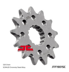 JT SPROCKETS Ritzel Stahl Teilung 520 für KTM SX 250, HUSQVARNA TC 250, BETA RR 250 und GAS GAS EC 300 1983-2027
