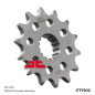 Piñón de acero JT SPROCKETS paso 520 para KTM ENDURO 690, HUSQVARNA SUPERMOTO 701, GAS GAS ES 700 y CF MOTO MT 800 E - JTF1902.1