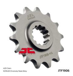 Piñón de acero JT SPROCKETS paso 420 para KTM SX 60, SX 65 y HUSQVARNA CR 65, TC 65 de 1998 a 2025