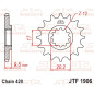 JT SPROCKETS steel front sprocket 420 pitch for KTM SX 60, SX 65 and HUSQVARNA CR 65, TC 65 1998-2025 JT SPROCKETS steel front sprocket 420 pitch for KTM SX 60, SX 65 and HUSQVARNA CR 65, TC 65 1998-2025