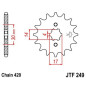 Piñón de acero JT SPROCKETS paso 420 para HONDA CRF 110, MONKEY, MSX 125, MTX 80 RF, XR 70, KAWASAKI KLX 110 y SUZUKI DRZ 110 Piñón de acero JT SPROCKETS paso 420 para HONDA CRF 110, MONKEY, MSX 125, MTX 80 RF, XR 70, KAWASAKI KLX 110 y SUZUKI DRZ 110