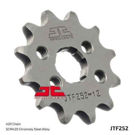 Piñón de acero JT SPROCKETS 14 dientes, paso 420 para HONDA CRF 80, XR 80 de 1979 a 2013